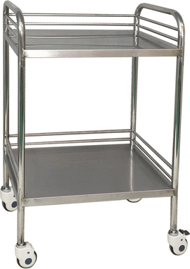 SST003 Hospital Medical Stainless Steel Trolley Cart
