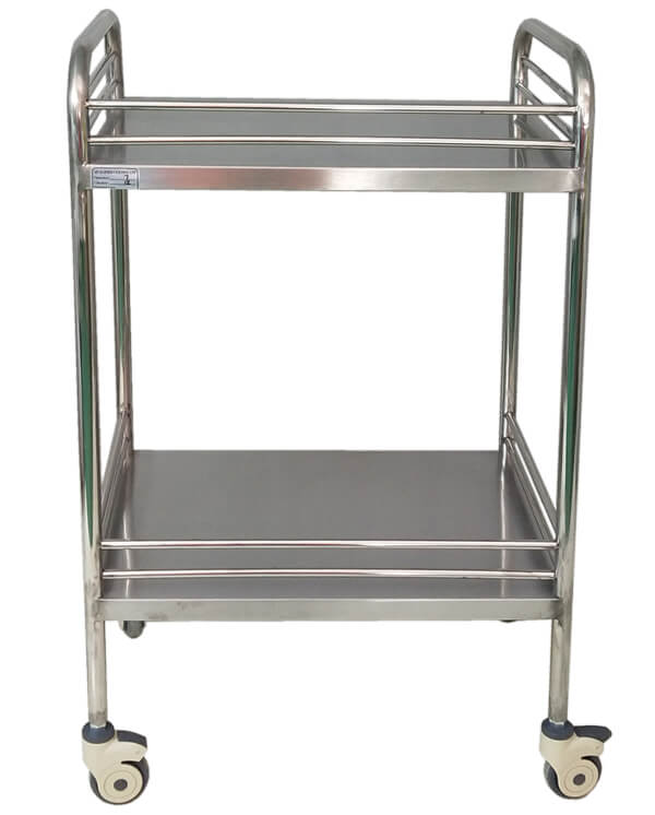 SST003 Hospital Medical Stainless Steel Trolley Cart
