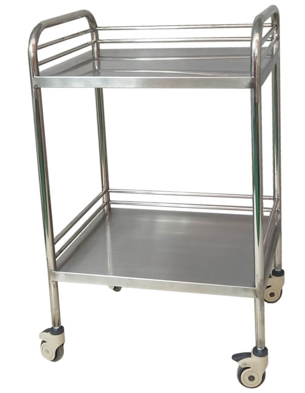 SST003 Hospital Medical Stainless Steel Trolley Cart