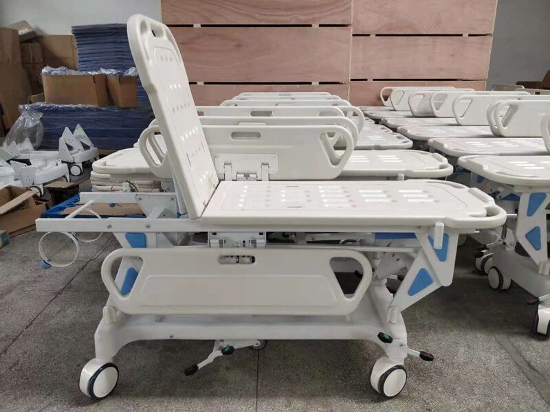 ST002 Medical Manual Hospital Patient Stretcher Trolley 