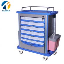 MT005 Hospital Medical Medicine Trolley With Drawers