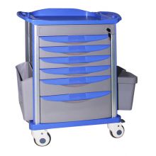 MT003 Hospital Medical Emergency Medicine Trolley With Drawers