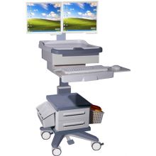WNT002 Hospital Equipment Medical Nursing Laptop Trolley Cart 