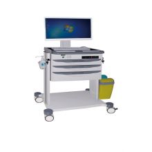 WNT016 Hospital Equipment Medical Computer Trolley Cart