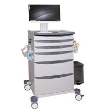 WNT019 Hospital Equipment Medical Nursing Computer Trolley 