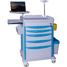 WNT029 Hospital Equipment Medical Patient Laptop Trolley Cart