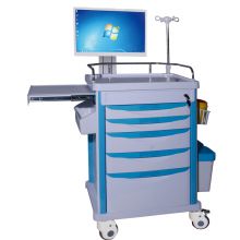 WNT032 Hospital Equipment Medical Patient Laptop Trolley Cart