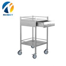 SST002 Medical Equipment Hospital Stainless Steel Trolley Cart