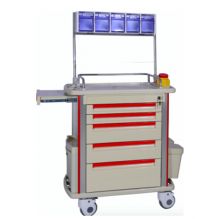 AT005 Medical Plastic Anethesia Drug Trolley Cart