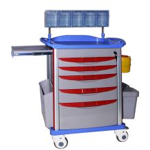 AT007 Small Plastic Anethesia Drug Trolley Cart