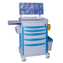 AT016 Plastic Medical Anethesia Drug Trolley Cart