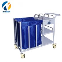 WT002 Waste Trash Dump Bins Trolley Cart With Wheels 
