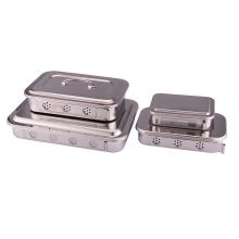 SSI014 Stainless Steel Square Plate With Hole And Cover