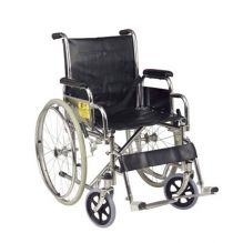 Chromed Steel Plating Wheelchair For Old People 