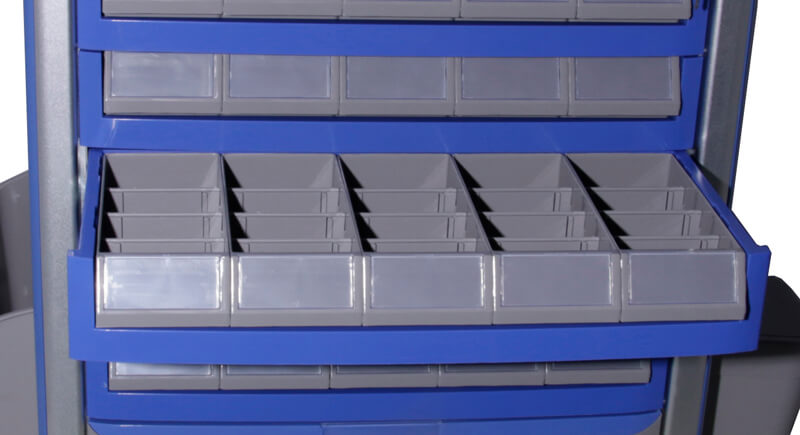 MT005 Hospital Medical Medicine Trolley With Drawers