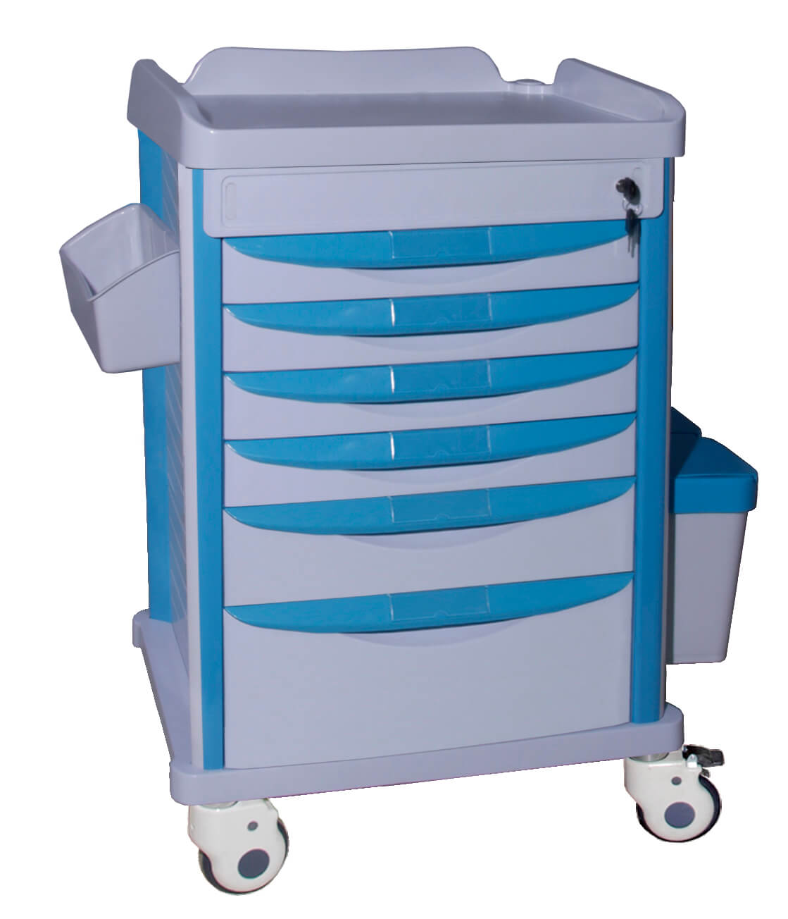 MT012 Hospital Crash Cart Medication Medicine Trolley  