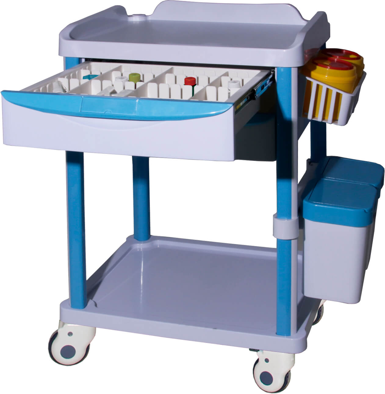 CT017 Abs Hospital Medical Equipment Trolley Cart