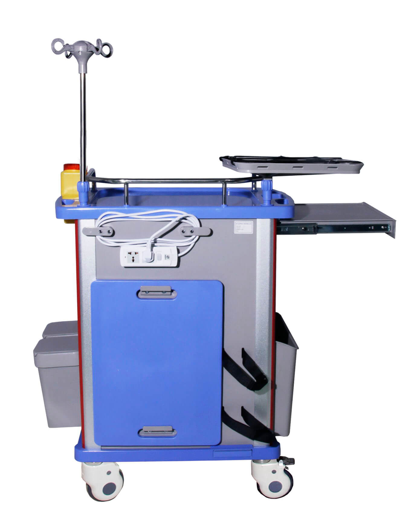 ET001 Hospital Crash Medical Trolley Medcart With Drawers