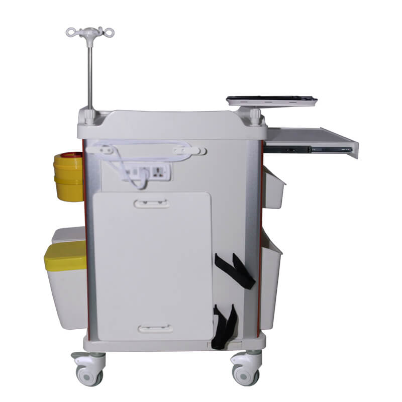ET017 New Design Emergency Medication Crash Cart Trolley