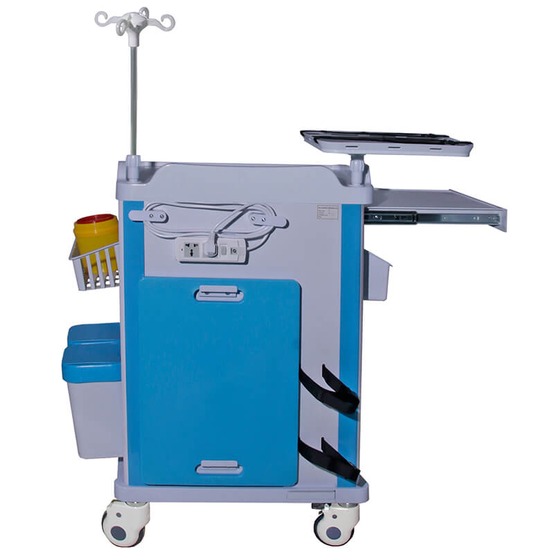 ET027 medical nursing crash hospital mobile medical cart 