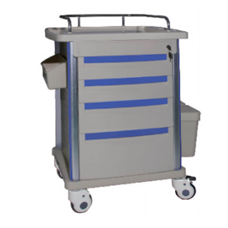 MT015 Hospital Medical Medicine Equipment Trolley Cart 