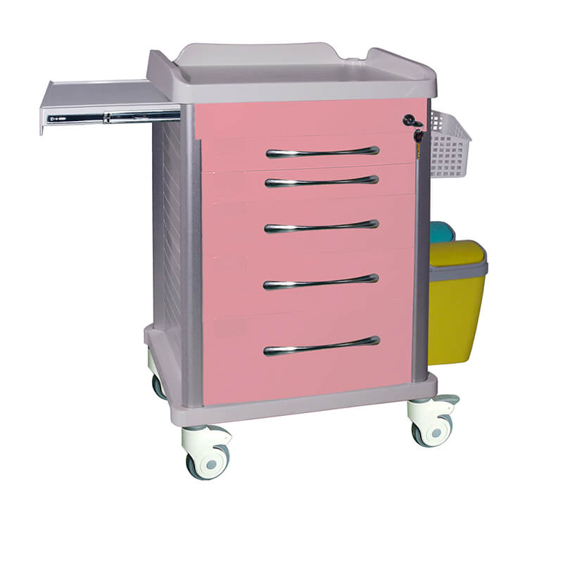 MT025 Hospital Patient Medical Medicine Trolley Cart 