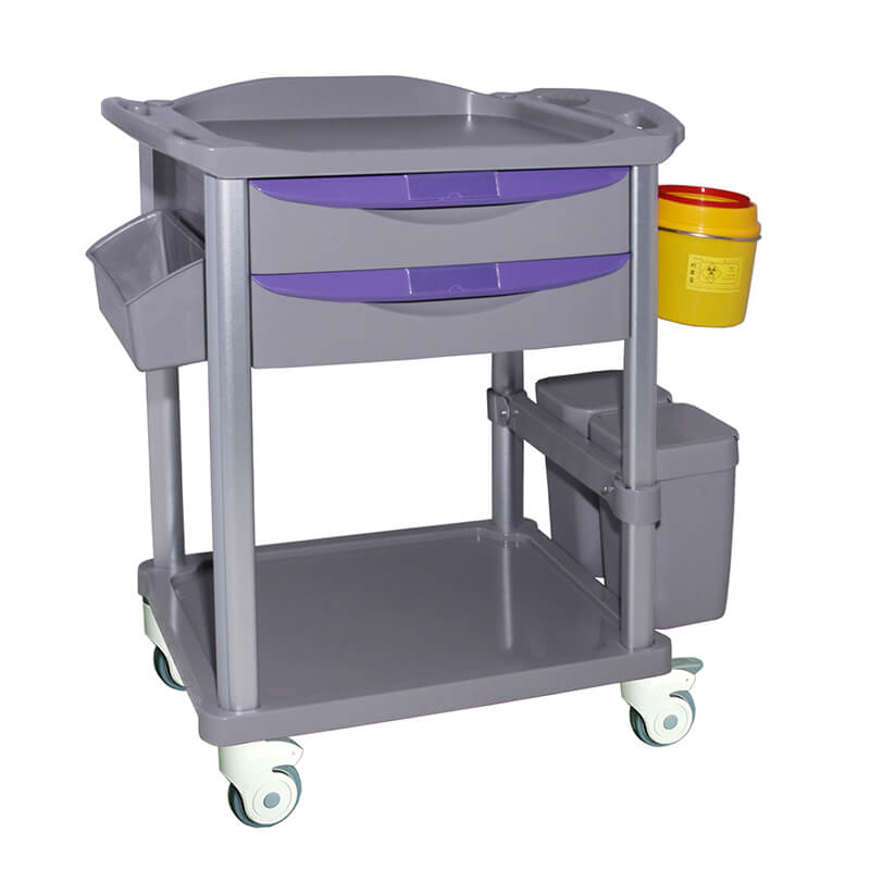 CT001 Hospital Equipment Medical Crash Clinical Trolley Cart 
