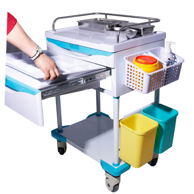 CT033 Medication Clinical Hospital Medicine Trolley Cart