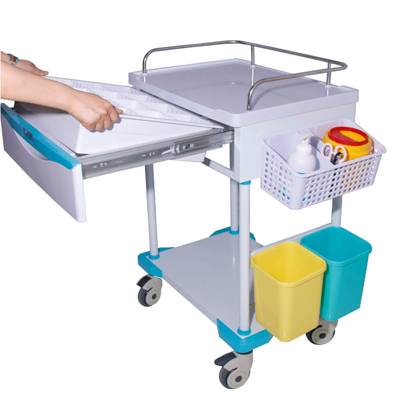 CT033 Medication Clinical Hospital Medicine Trolley Cart