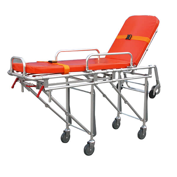 AS002 Emergency Ambulance Gurney Stretcher Trolley Cot 
