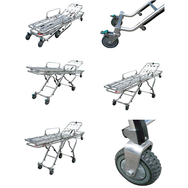 AS004 Emergency Ambulance Gurney Stretcher Trolley Cot