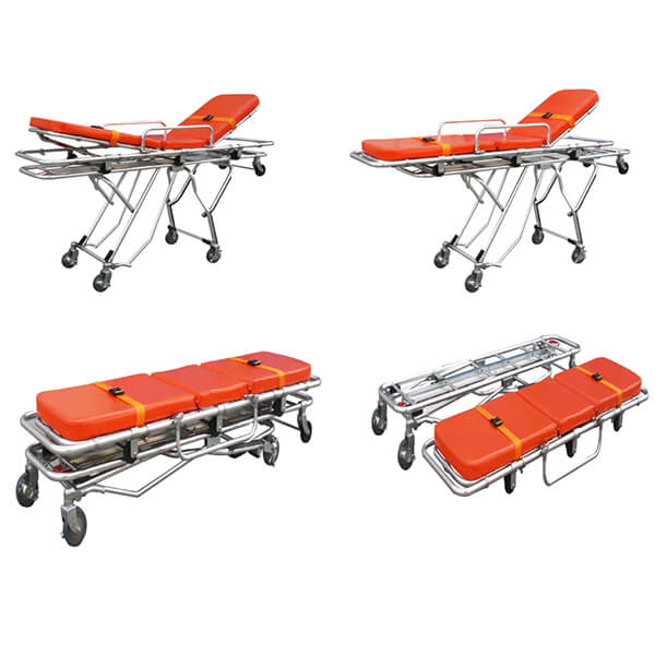 AS005 Emergency Ambulance Gurney Stretcher Trolley Cot