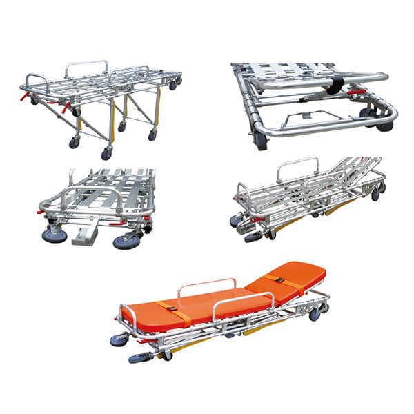 AS008 Emergency Ambulance Gurney Stretcher Trolley Cot