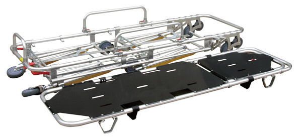 AS010 Folding Emergency Ambulance Gurney Stretcher Trolley 