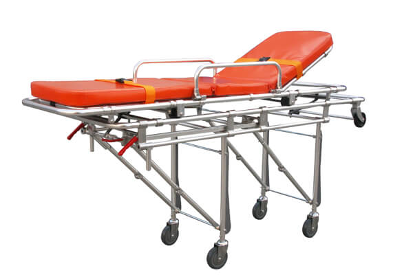 AS011 Folding Emergency Ambulance Gurney Stretcher Trolley