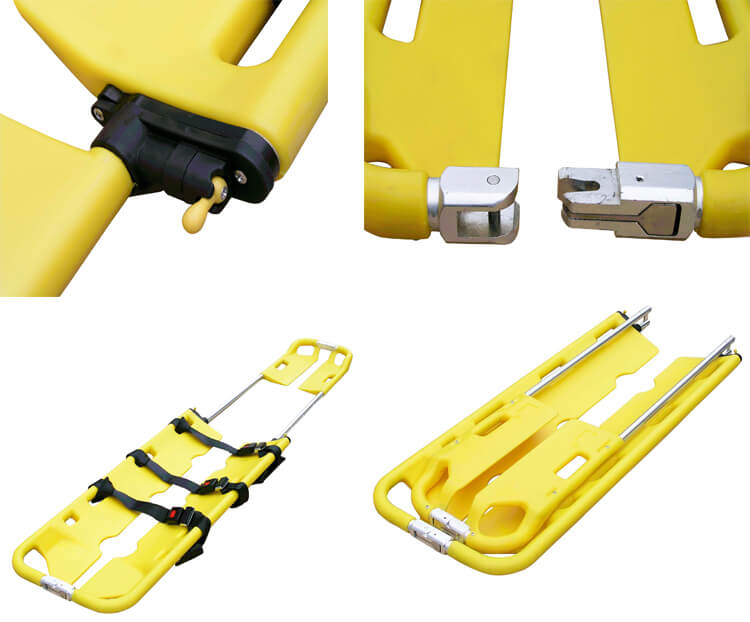 CS001 Ems Folding Scoop Style Stretcher Ambulance Use 