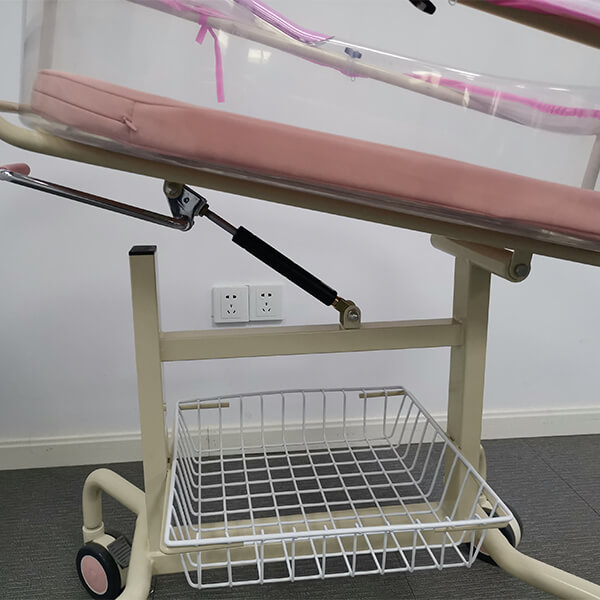 BB018 Steel Structure Born Baby Crib Bed Cot For Hospital