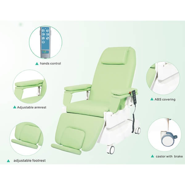 BDC004 Recliner Dialysis Chair Electric Hospital