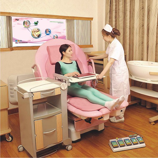 DB002 Hospital Delivery Beds Table Chair For Sale 