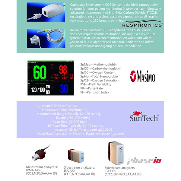 9000M Multiparameter Health Monitoring System