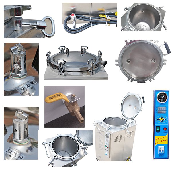 B Digital Types Of Autoclave Sterilization Pressure Machine 