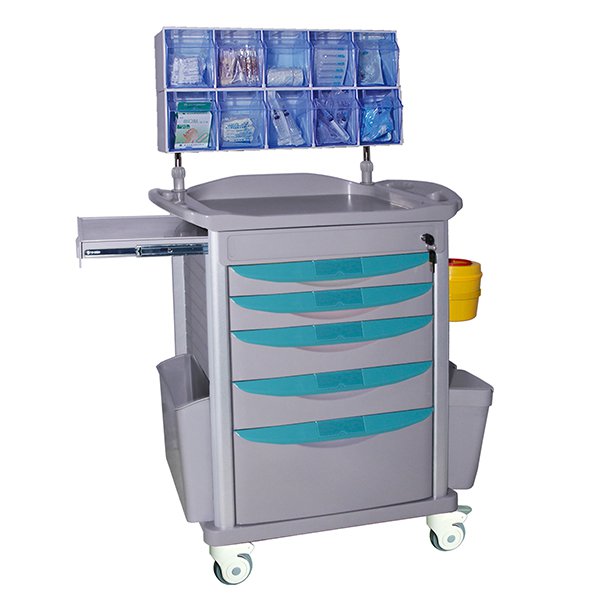 AT014 Hospital Patient Anethesia Drug Trolley Cart