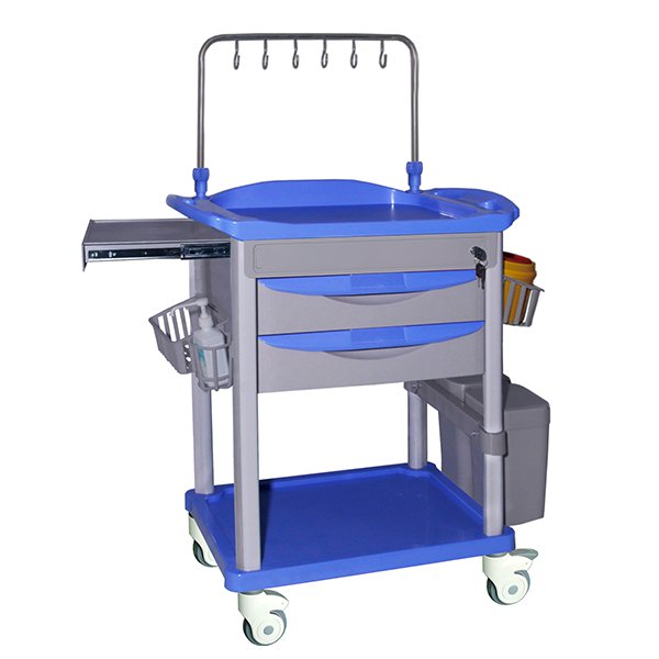 IT004 Infusion Treatment Nurse Trolley With Wheels