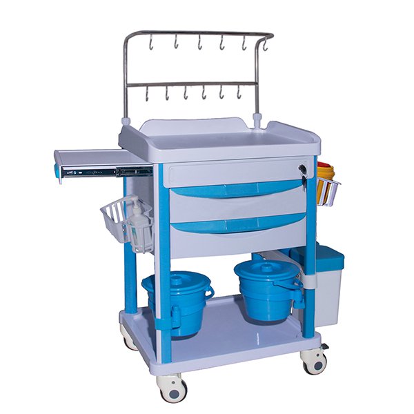 IT009 Hospital Medcial Infusion Trolley With Drawer
