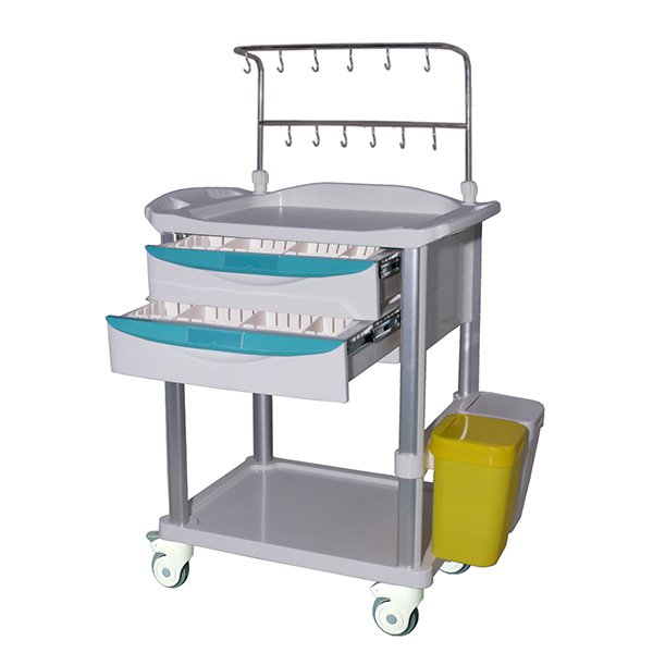 IT013 Hospital Medcial Infusion Trolley With Drawer