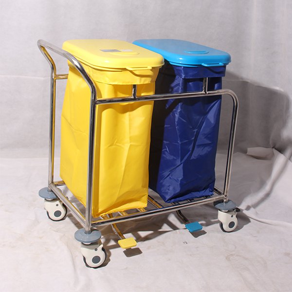 WT011 Medical Waste Collecting Trolley