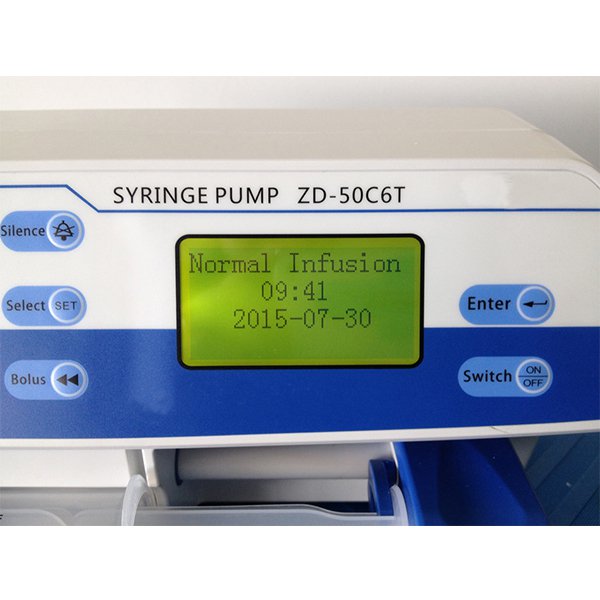 SP-50C6T Hopsital Medical Types Of Syringe Pump 