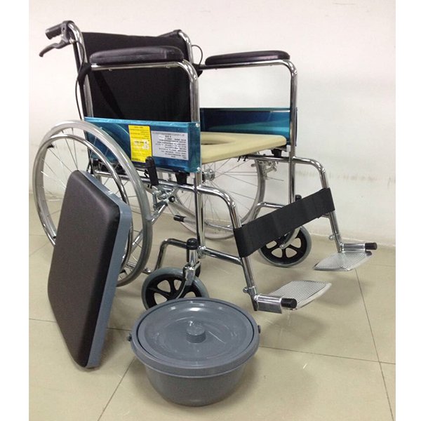 Chromed Plating Commode Chair 