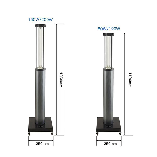 80/120/150/200DH Hospital Professional UV Ozone Sterilizer Light 