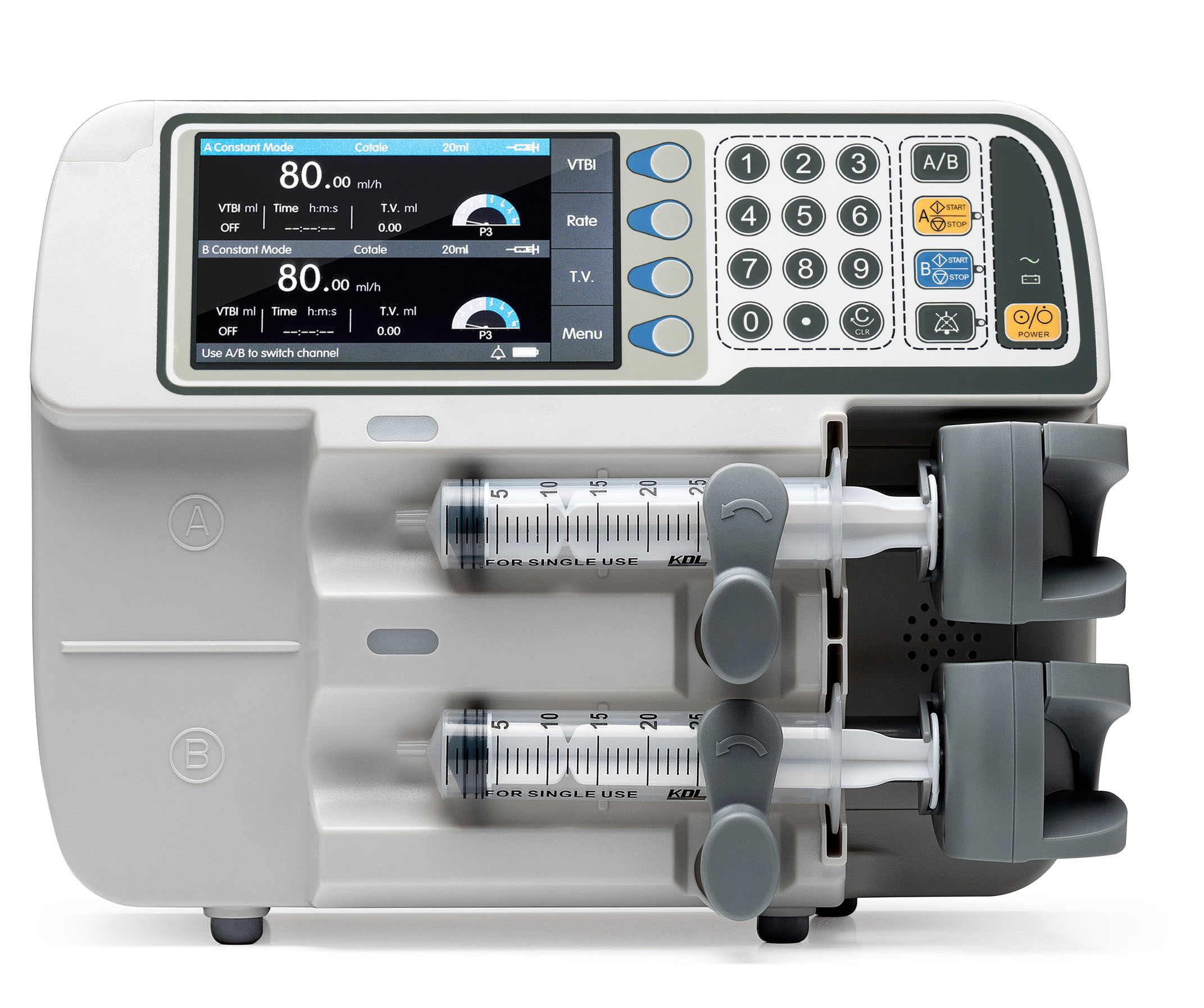 Surgical equipments syringe pump china manufacturer